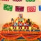 23 Pcs Day of The Dead Altar Decorations Set, Marigold Garland Mexican Banner Table Runner Paper LED Light Supplies Dia De Los Muertos Ofrendas Altar Decorations